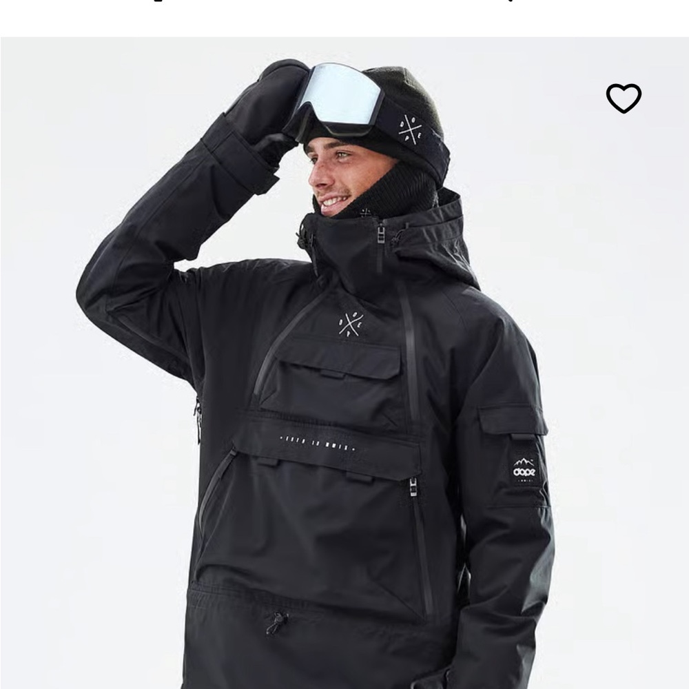 Dope Akin Black Snowboard Jacket - Men’s Size Small